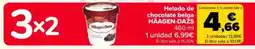Carrefour HÄAGEN-DAŽS Helado de Comprando 3, la unidad sale a chocolate belga oferta