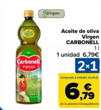 Carrefour CARBONELL Aceite de oliva Virgen oferta