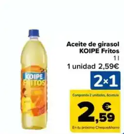 Carrefour KOIPE Aceite de girasol Fritos oferta