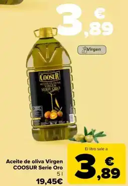 Carrefour COOSUR Aceite de oliva Virgen Serie Oro oferta