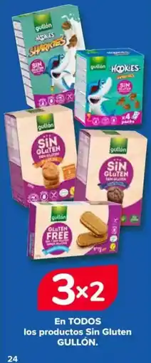 Carrefour GULLÓN En todos los productos sin gluten oferta