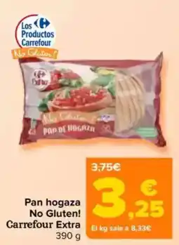 Carrefour Pan hogaza No Gluten! Carrefour Extra oferta