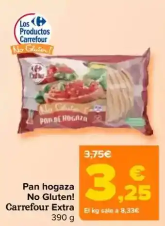 Carrefour Pan hogaza No Gluten! Carrefour Extra oferta