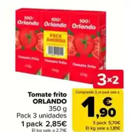 Carrefour ORLANDO Tomate frito oferta