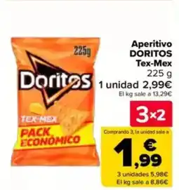 Carrefour DORITOS Aperitivo Tex-Mex oferta