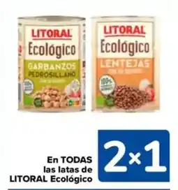 Carrefour LITORAL En todas las latas de ecológico oferta