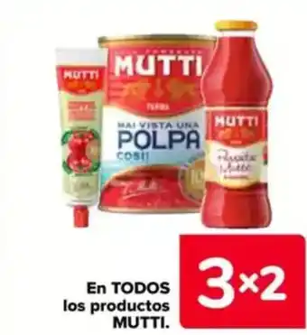 Carrefour MUTTI En todos los productos oferta