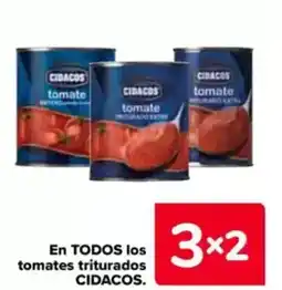 Carrefour CIDACOS En todos los tomates triturados oferta