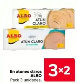 Carrefour ALBO En atunes claros oferta