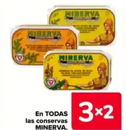 Carrefour MINERVA En todas las conservas oferta