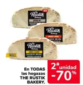 Carrefour THE RUSTIK BAKERY En todas las hogazas oferta