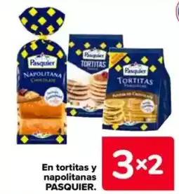 Carrefour PASQUIER En tortitas y napolitanas oferta