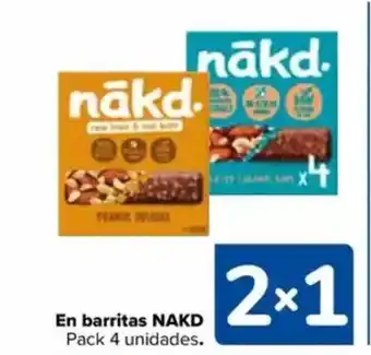 Carrefour NAKD En barritas oferta