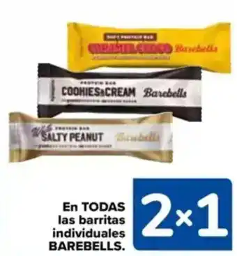 Carrefour BAREBELLS En todas las barritas individuales oferta