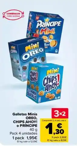 Carrefour OREO, CHIPS AHOY! Galletas Minis oferta