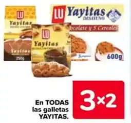 Carrefour YAYITAS En todas las galletas oferta