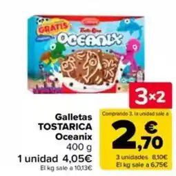 Carrefour TOSTARICA Galletas Oceanix oferta
