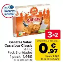 Carrefour SAFARI Galletas Safari Carrefour Classic oferta
