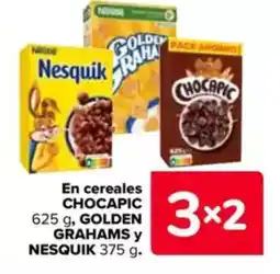Carrefour CHOCAPIC GOLDEN GRAHAMS Y NESQUIK En cereales oferta