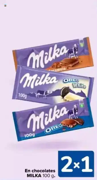 Carrefour MILKA En chocolates oferta