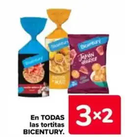 Carrefour BICENTURY En todas las tortitas oferta