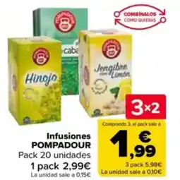 Carrefour POMPADOUR Infusiones oferta