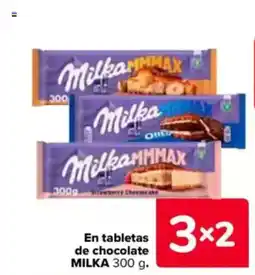 Carrefour MILKA En tabletas de chocolate oferta