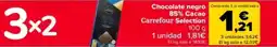 Carrefour Chocolate negro 85% Cacao Carrefour Selection oferta