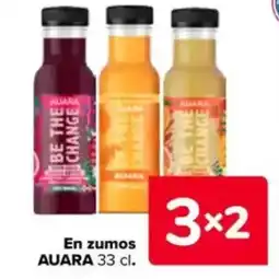 Carrefour AUARA En zumos oferta
