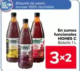 Carrefour HOHES C En zumos funcionales oferta