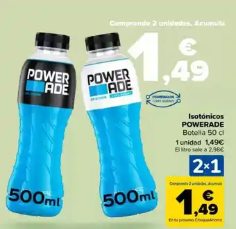 Carrefour POWERADE Isotónicos oferta