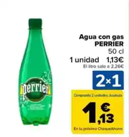Carrefour PERRIER Agua con gas oferta