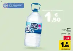 Carrefour FONT VELLA Agua oferta
