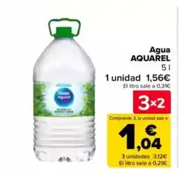 Carrefour AQUAREL Agua oferta