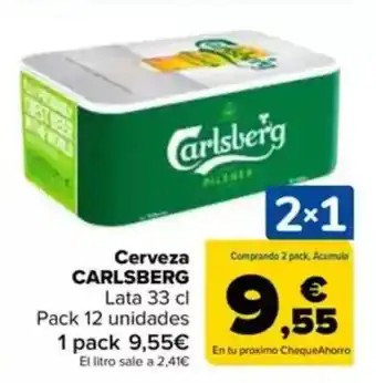 Carrefour CARLSBERG Cerveza oferta