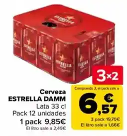 Carrefour STRELLA DAMM Cerveza oferta