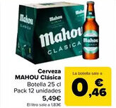 Carrefour MAHOU Cerveza Clásica oferta
