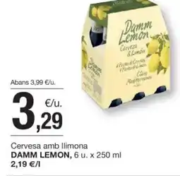 BonpreuEsclat DAMM LEMON Cervesa amb llimona oferta