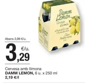 BonpreuEsclat DAMM LEMON Cervesa amb llimona oferta
