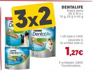 Kiwoko Purina Dentalife Snack Perro 70g, 115g o 142g oferta