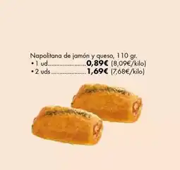 Supermercados Lupa Napolitana de jamón y queso oferta