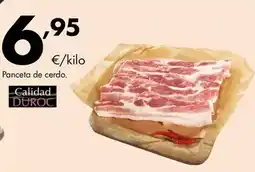 Supermercados Lupa Calidad duroc - panceta de cerdo oferta
