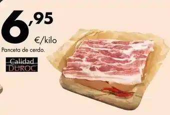 Supermercados Lupa Calidad duroc - panceta de cerdo oferta