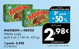 Supermercados Lupa Nestlé - helado jungly maxibon oferta