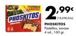 Supermercados Lupa Phoskitos - pastelitos, envase oferta
