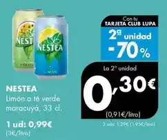 Supermercados Lupa Nestea - té verde maracuyá oferta