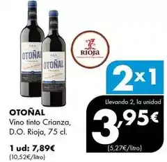 Supermercados Lupa Otoñal - vino tinto crianza, d.o. rioja oferta