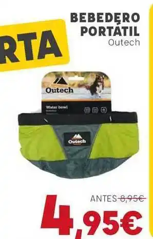 Kiwoko Outech Bebedero Portátil oferta