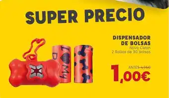 Kiwoko Nova Clean Dispensador De Bolsas 2 Rollos de 30 bolsas oferta