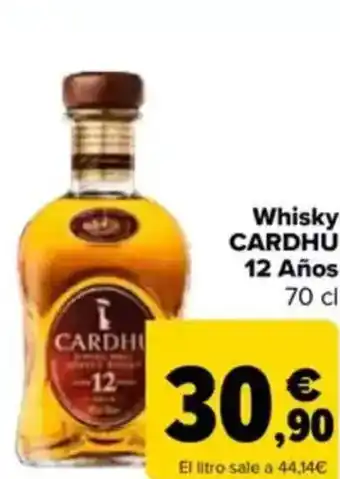 Carrefour CARDHU Whisky 12 Años oferta